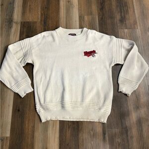 White Crewneck Sweater